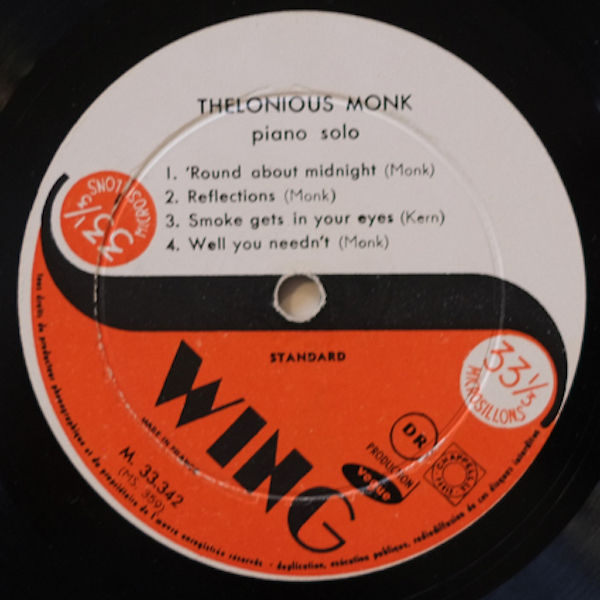 Jazz In France Thelonious Monk